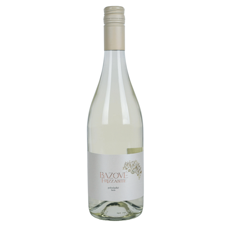 Frizzante Bazové víno – Sýtené víno biele, polosladké